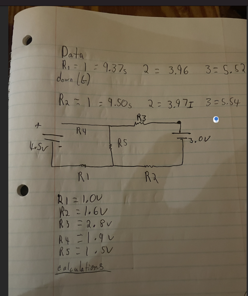 Calculations For Each Junction Calculate The Sum Of The Currents Entering The Node And The Sum Of The Currents Leaving 1