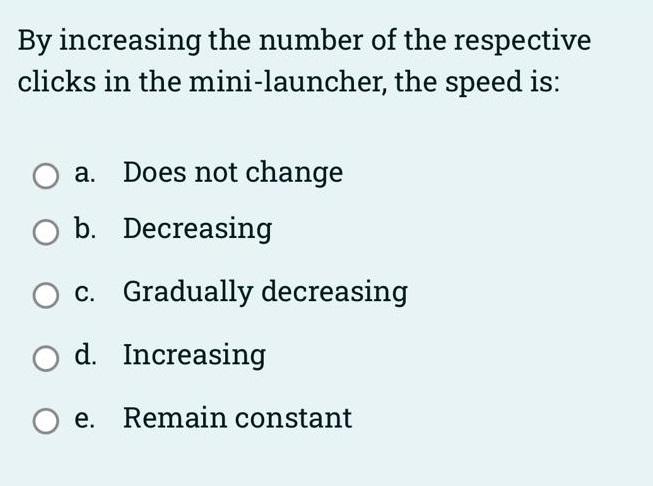 Projectile Motion Experiment 1