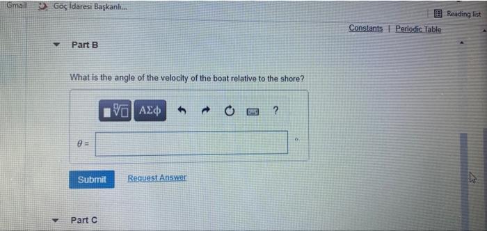E Constants Periodic Table A Boat Can Travel 2 30 M S In Still Water Part A If The Boat Points Its Prow Directly Across 4