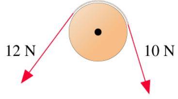 A Frictionless Pulley Which Can Be Modeled As A 0 81 Kg Solid Cylinder With A 0 31 M Radius Has A Rope Going Over It 2