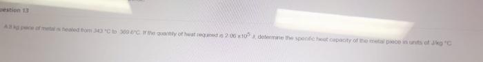 The Game Wheag Apparent Mur A Chaud Ands Ce Uestion 13 A Tested Tomo 190 The Quantity Of The 206x10 Determine The Spe 2