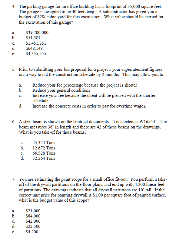 4 The Parking Garage For An Office Building Has A Footprint Of 35 000 Square Feet The Garage Is Designed To Be 40 Feet 1