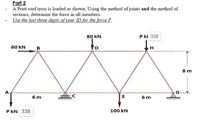 Id 338 Solve By Method Of Section And Method Of Joint Both 1