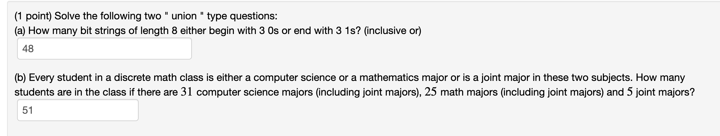 Discrete Math For Comp Sci 1
