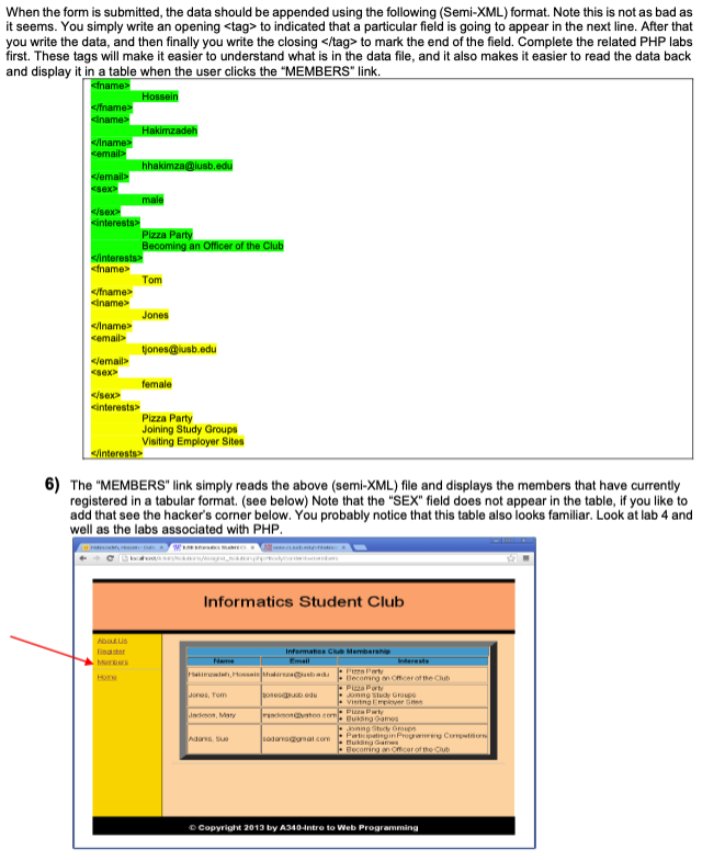 Using Php Css And A Little Javascript Create A Website Like The One Shown Below 3