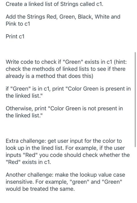 C Print List Of Strings