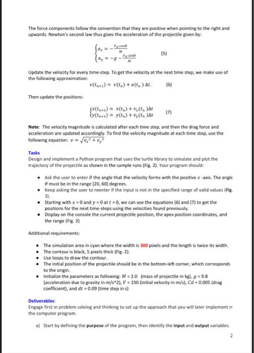 The Purpose Of This Assignment Is To Practice Problem Solving And Computational Thinking To Develop A Python Solution To 2