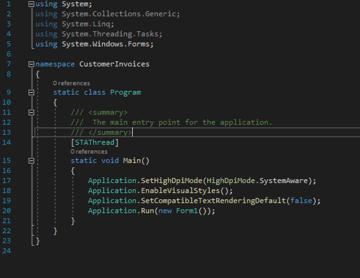 2 Design The Form 1 Open The Project That S In The C C Chapter 18 Customerinvoices Directory In Addition To The Cus 7