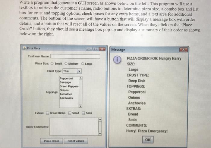 Write A Program That Generate A Gui Screen As Shown Below On The Left This Program Will Use A Textbox To Retrieve The C 1