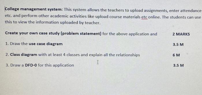 College Management System This System Allows The Teachers To Upload Assignments Enter Attendance Etc And Perform Othe 1