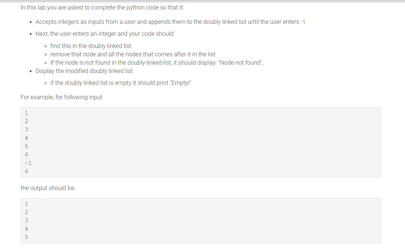 In This Lab You Are Asked To Complete The Python Code So That It Accepts Integers As Inputs From A User And Appends T 1