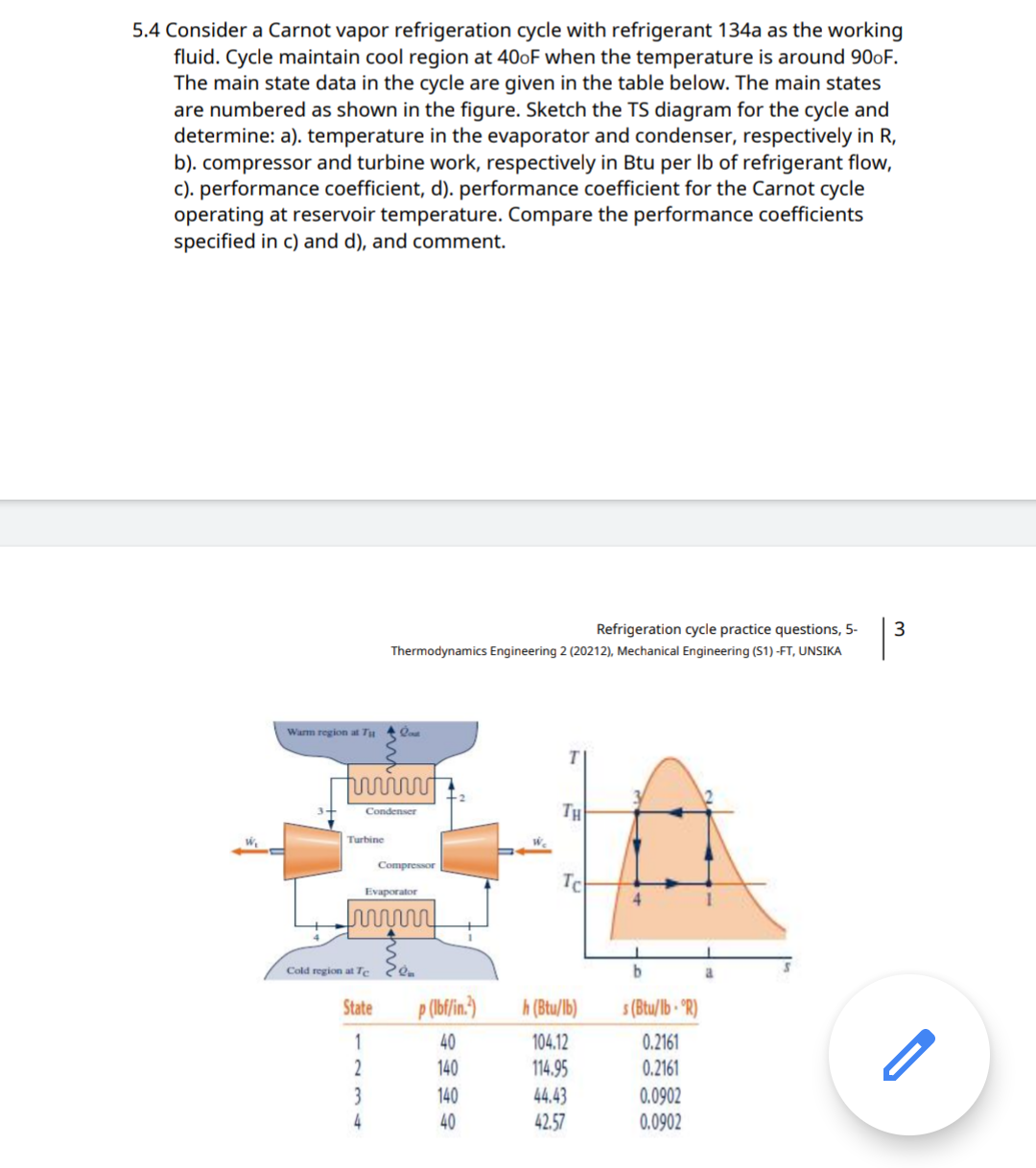 Explanatory Essay 30 5 1 You Have A Refrigerator Located In The Garage Is The Performance Different In Summer Than I 3