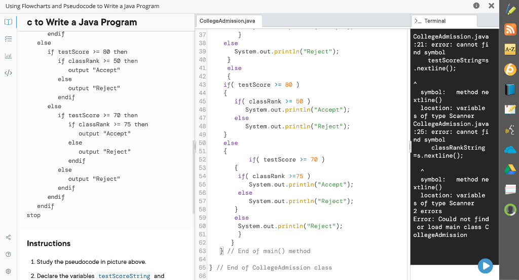 Q Cengage Mindtap Using Flowcharts And Pseudocode To Write A Java Program C To Write A Java Program Y A Summary In 3