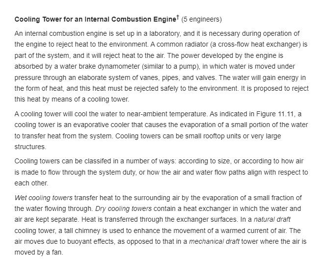 Cooling Tower For An Internal Combustion Enginet 5 Engineers An Internal Combustion Engine Is Set Up In A Laboratory 1