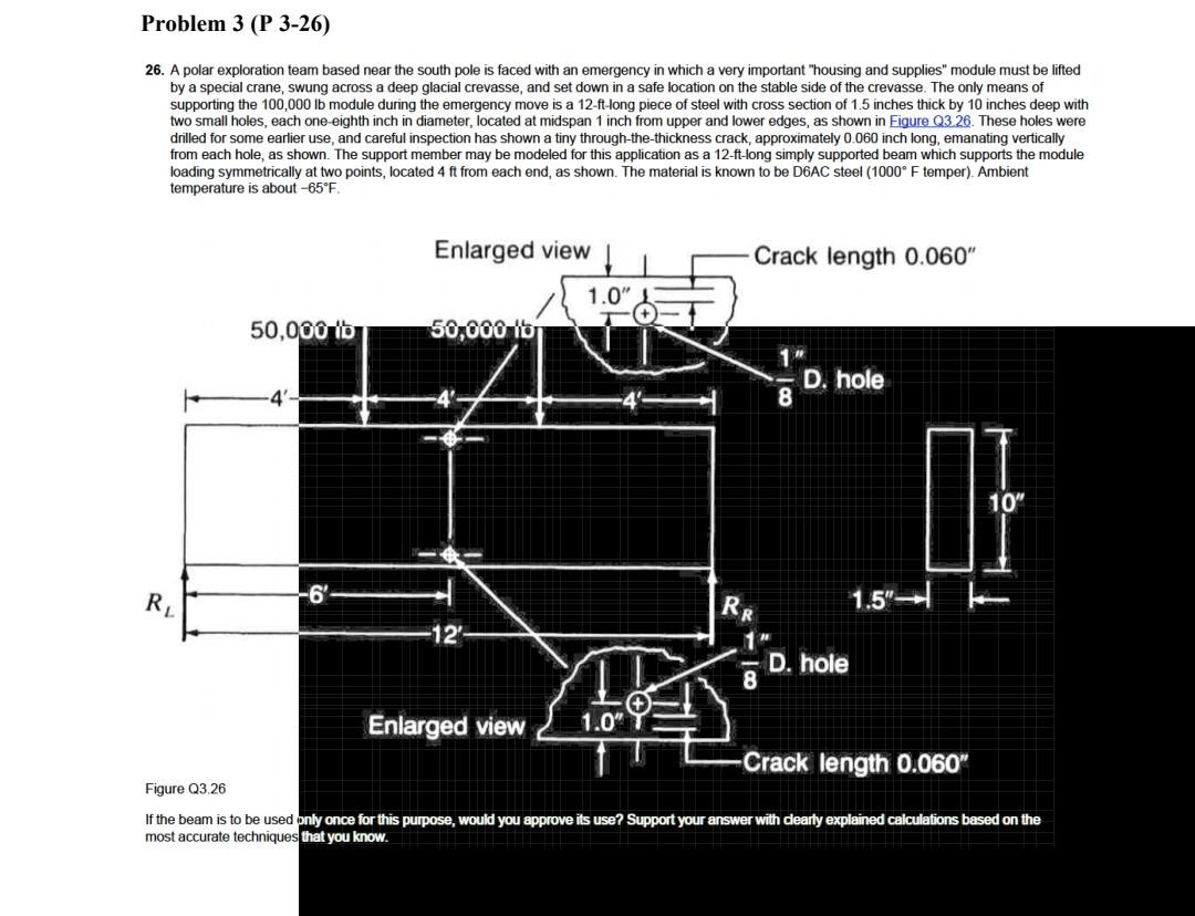 Problem 3 P 3 26 26 A Polar Exploration Team Based Near The South Pole Is Faced With An Emergency In Which A Very Imp 1