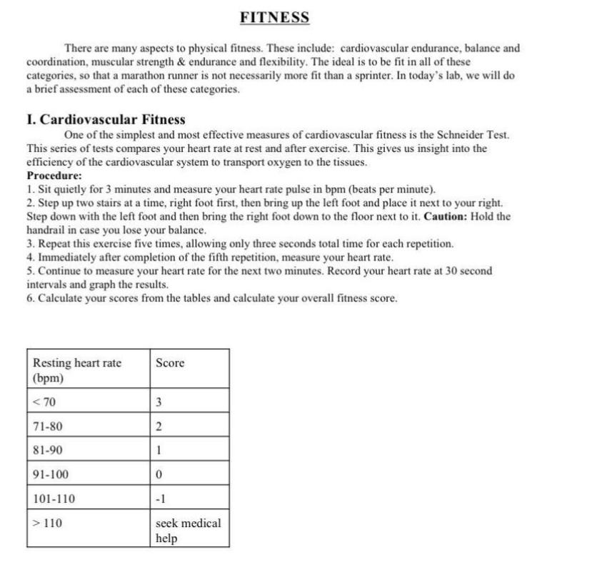 Fitness There Are Many Aspects To Physical Fitness These Include Cardiovascular Endurance Balance And Coordination M 1