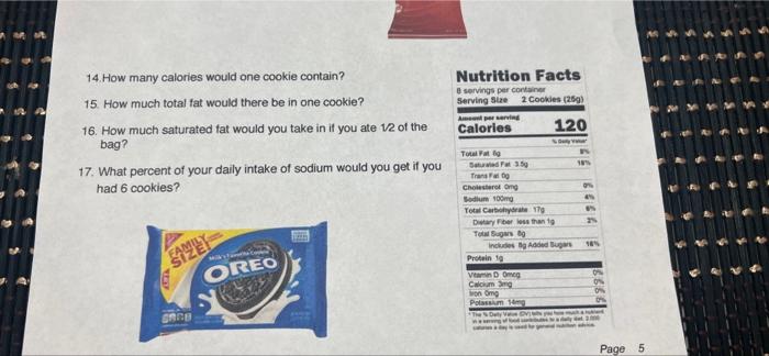 Nutrition Facts Sorving Scene 140 Serving Per Conton About 21 We Calories To Dan Total Fat 150 2 Saturated Fat Op Om Tra 4