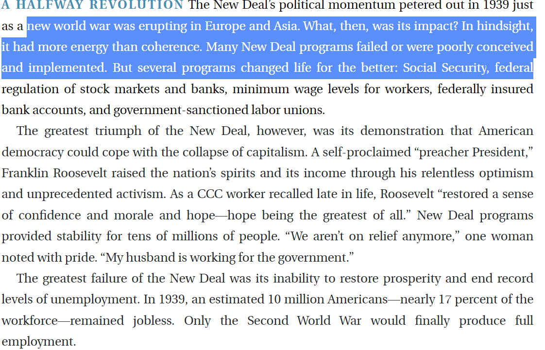 A Halfway Revolution The New Deal S Political Momentum Petered Out In 1939 Just As A New World War Was Erupting In Europ 1