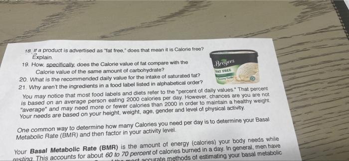 14 How Many Calories Would One Cookie Contain 15 How Much Total Fat Would There Be In One Cookie 16 How Much Satura 2