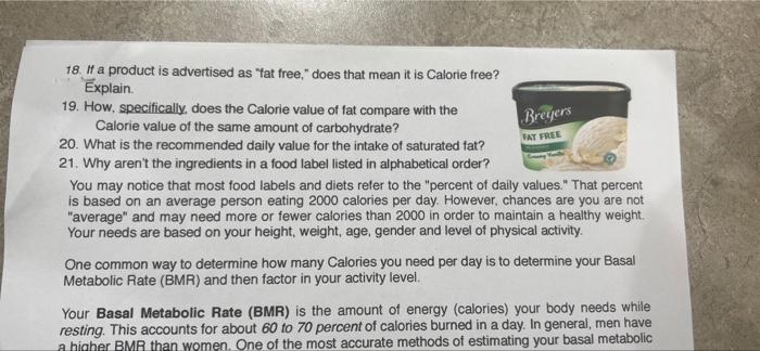 14 How Many Calories Would One Cookie Contain 15 How Much Total Fat Would There Be In One Cookie 16 How Much Satura 6