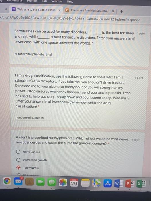 Faipqlse46qae4woshe S7n4drpevg9klpdrfyl24m3nvrzoem13zsg Formresponse Cns Depressants And Stimulants The Nurse Provides E 2