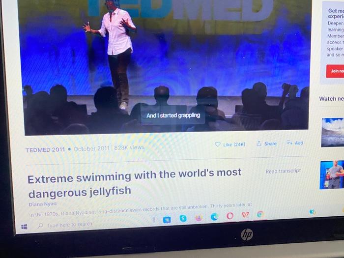 After Viewing The Ted Talk By Diana Nyad Er Do Some Research On Your Own To Learn About The Full History Of Her Swim Fro 3