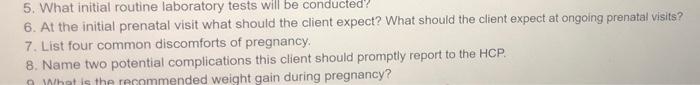 Maternal Newborn Case Study Review The Case Study And Complete The Questions To Increase Your Knowledge Of Maternal Newb 2