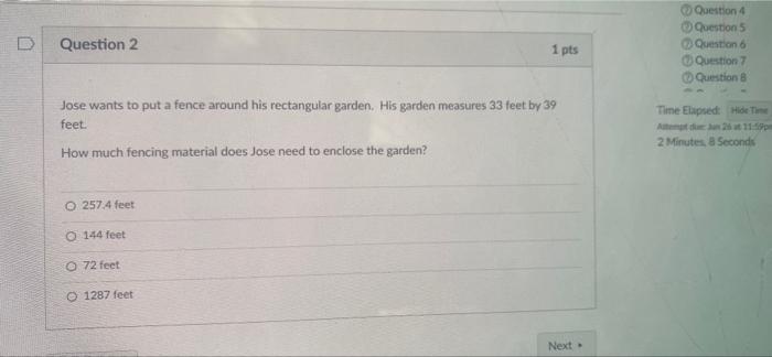 question-2-1-pts-jose-wants-to-put-a-fence-around-his-rectangular