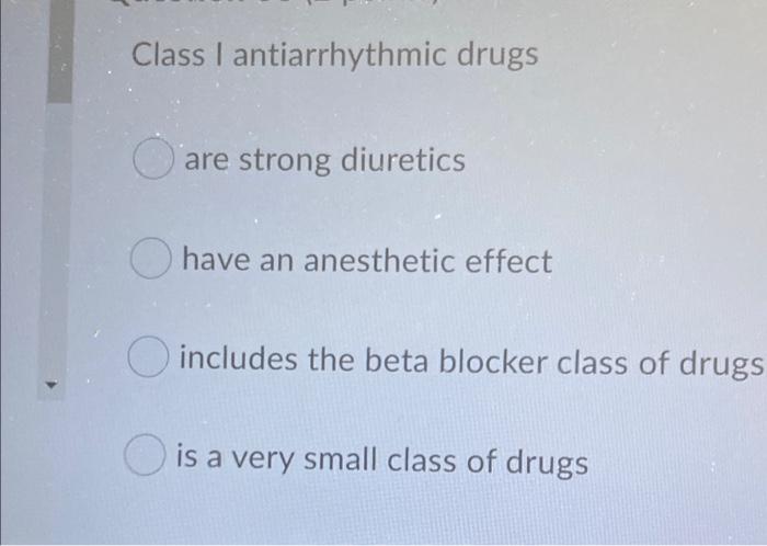 Polyuria Is A Side Effect Of Diuretic Medication True False Class I Antiarrhythmic Drugs Are Strong Diuretics Have An 2