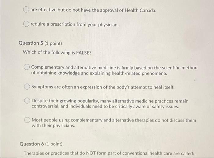 Question 1 1 Point Regarding Access To Drugs And Or Medicinal Products Which Of The Following Statements Is False Th 3