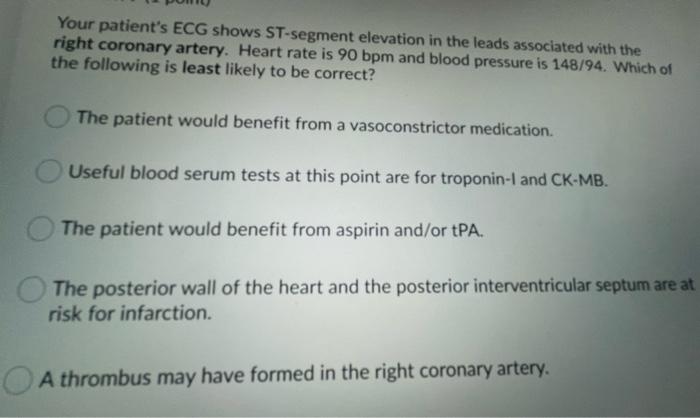 The Patient Is 4 Days Post Surgery For Repair Of A Compound Fracture Of The Femur The Patient Was Initially Seen In A S 2