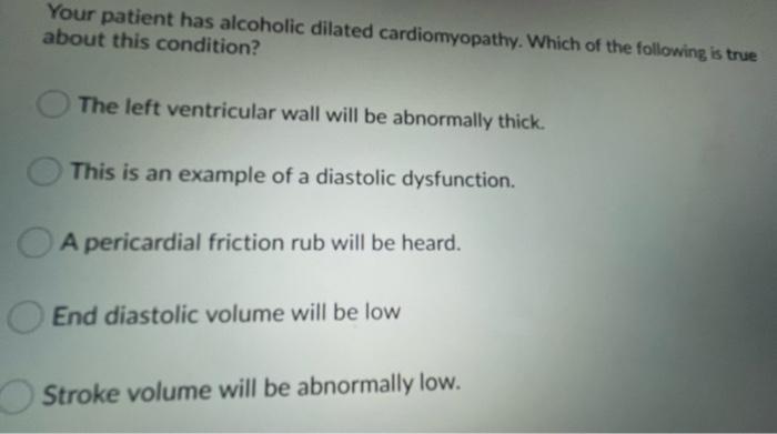 The Patient Is 2 Weeks Post Myocardial Infarction Involving The Circumflex Coronary Artery He Now Presents Complaining 2