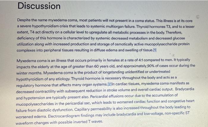 Case Presentation The Patient Is A 60 Year Old White Female Presenting To The Emergency Department With Acute Onset Shor 4