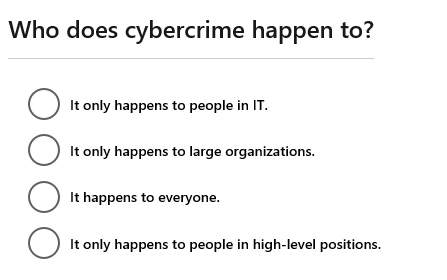 Who Does Cybercrime Happen To