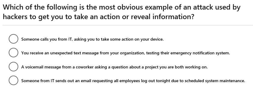 Which Of The Following Is The Most Obvious Example Of An Attack Used By Hackers