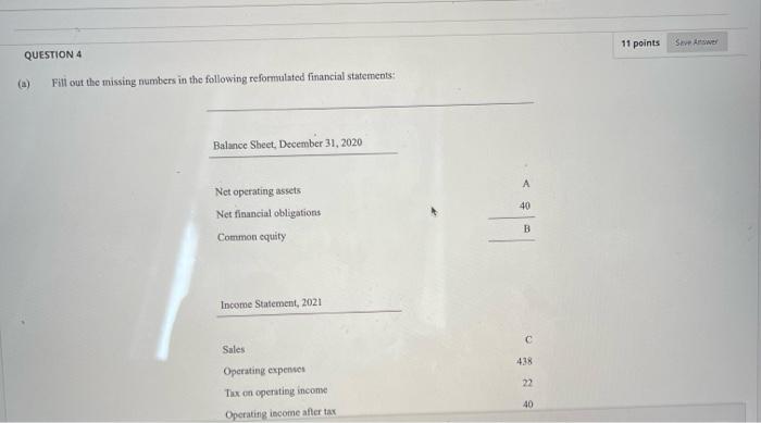 Please Finf What The Comprehensive Income Would Be And The Net Financial Expenses After Tax Borrowing Cost On Net Fina 1