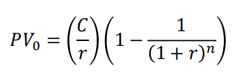 In This Equation Our Professor Said C Means Loan Payment But What Does It Really Mean Can Someone Dumb It Down A Bi 1