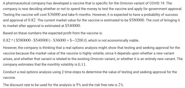 A Pharmaceutical Company Has Developed A Vaccine That Is Specific For The Omicron Variant Of Covid 19 The Company Is No 1