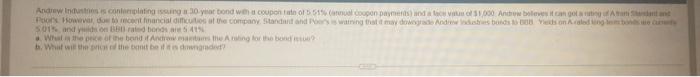 Andrew Incompleting Unga 30 Ya Bond Won A Coupon 515 Coupon Pays De 1000 Antwest Poor How To Continencial Diction Of The 1