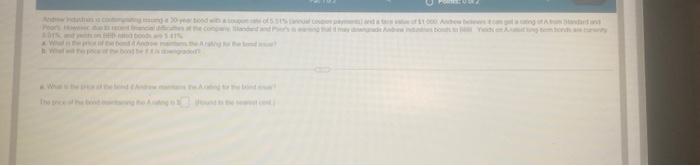Andrew Incompleting Unga 30 Ya Bond Won A Coupon 515 Coupon Pays De 1000 Antwest Poor How To Continencial Diction Of The 8