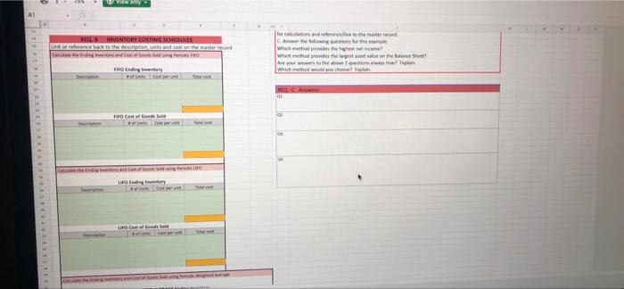 De On November 12 2021 By Hande Zwisk Y75 View Only A1 Calculate Cost Of Ending Inventory And Cost Of Goods Sold Using 5