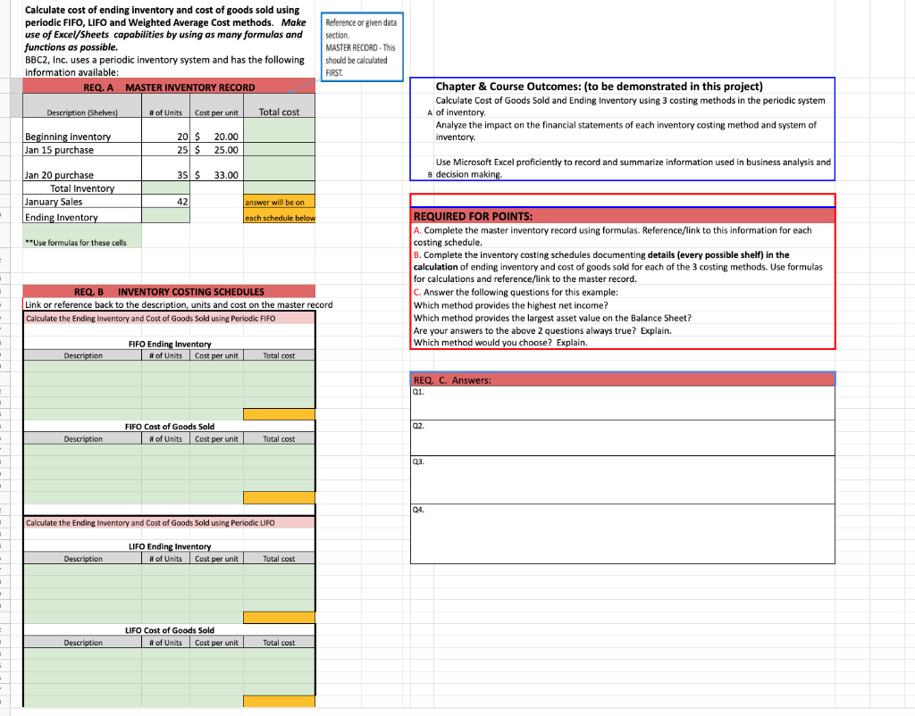 Calculate Cost Of Ending Inventory And Cost Of Goods Sold Using Periodic Fifo Lifo And Weighted Average Cost Methods M 1