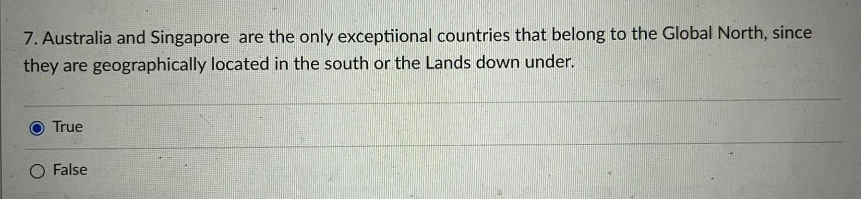 Answer If True Or False 1