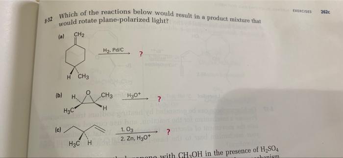 Mechanism Problems 8 26 Predict The Products For The Following Reactions Showing The Complete Mechanism And Appropriate 5