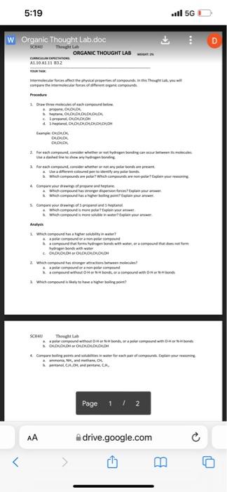 5 19 Il 5g W Organic Thought Lab Doc Sch Thoughts Organic Thought Las A1 10111232 Compare The Memor Forestierank Comune 1
