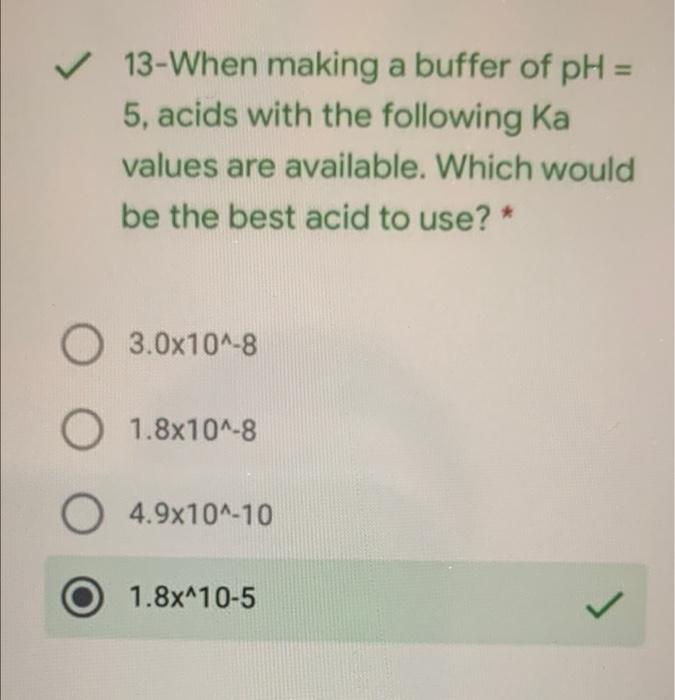 10 Consider A Buffered Solution Containing Ch3nh3cl And Ch3nh2 Which Of The Following Statements Concerning This Sol 3