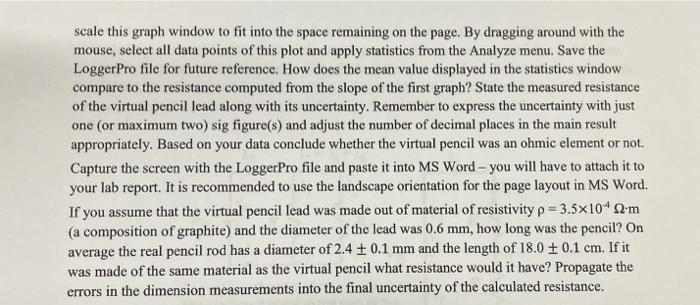 Procedure 1 Determining The Resistance Of A Pencil Lead The Ohm S Law Can Be Used To Find Electrical Properties Namel 3