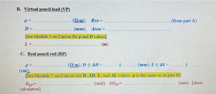 Procedure 1 Determining The Resistance Of A Pencil Lead The Ohm S Law Can Be Used To Find Electrical Properties Namel 9