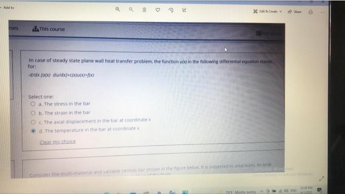 Molto Dit De This Course In Case Of Steady State Plane Wall Heat Transfer Problem The Function Up In The Following Di 1