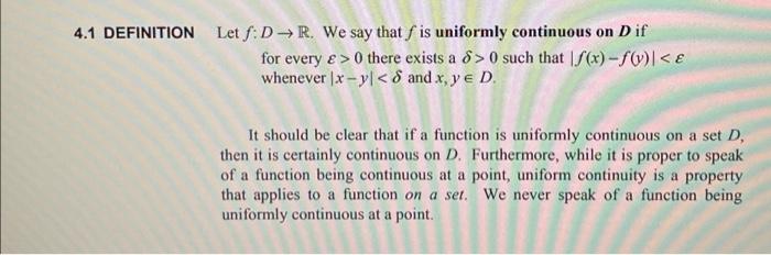Introduction To Analysis Ii Show All Steps Definition 5 4 1 2